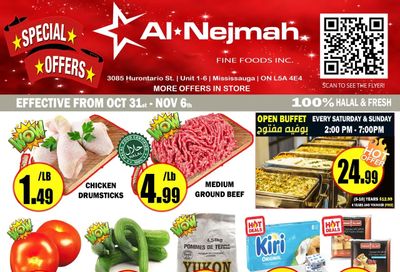 Alnejmah Fine Foods Inc. Flyer October 31 to November 6