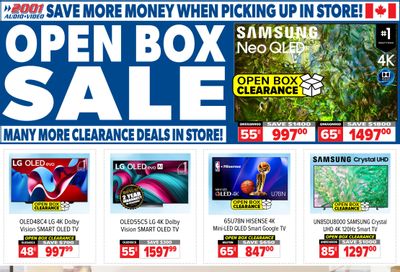 2001 Audio Video Flyer October 31 to November 6