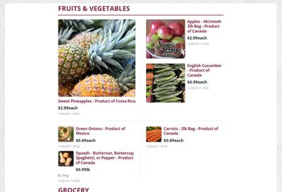 Mike Dean Local Grocer Flyer October 30 to November 6