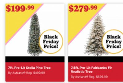 Michaels Canada: 40% off Coupon + Black Friday Prices On Christmas Trees up to 50% off + Weekly Deals