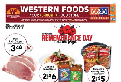 Western Foods Flyer October 31 to November 6