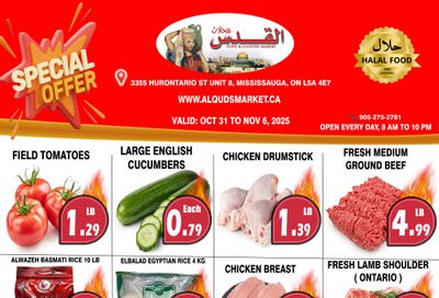 Al-Quds Supermarket Flyer October 31 to November 6