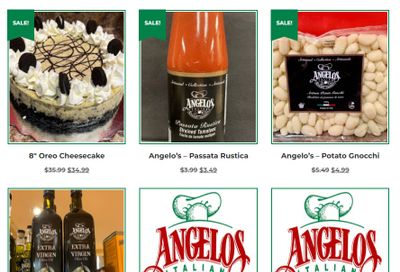 Angelo's Italian Bakery Monthly Specials November 1 to 30