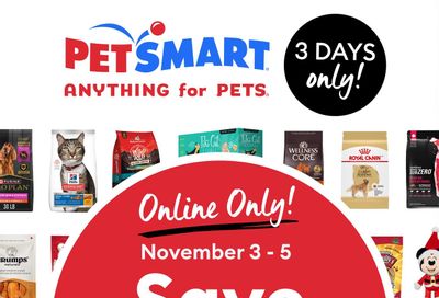 PetSmart Flyer November 3 to 5