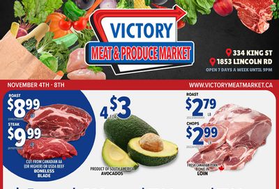 Victory Meat Market Flyer November 4 to 8
