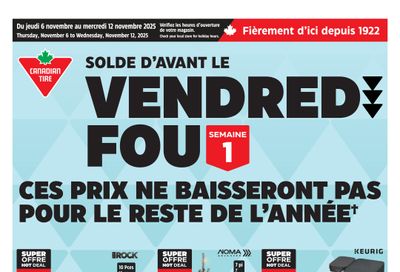 Canadian Tire (QC) Flyer November 6 to 12