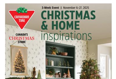 Canadian Tire Christmas & Home Inspirations Flyer November 6 to 27