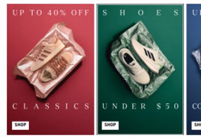 Adidas Canada Holiday Deals: Save up to 50% off Family Outfits and Loungewear, up to 40% off Classics + More