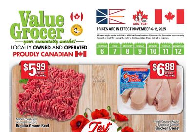 Value Grocer Flyer November 6 to 12