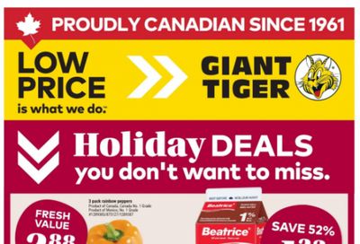 Giant Tiger Canada Flyer Deals November 5th – 11th