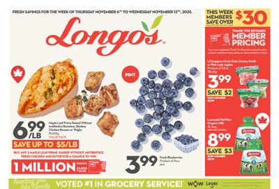 Longo's Flyer November 6 to 12