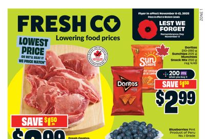 FreshCo (West) Flyer November 6 to 12