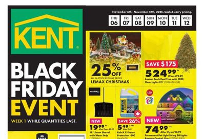 Kent Building Supplies Flyer November 6 to 12