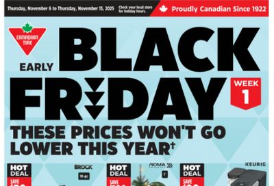 Canadian Tire Early Black Friday Week One Flyer Deals:  Save $100 on the Noma Brunswick Tree + More