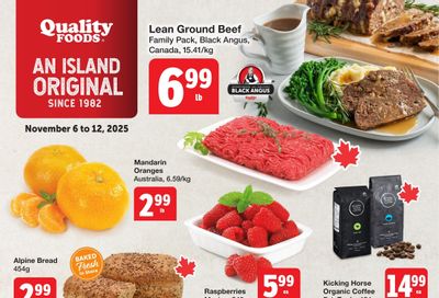 Quality Foods Flyer November 6 to 12
