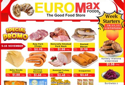 EuroMax Foods Bi-Weekly Flyer November 5 to 18