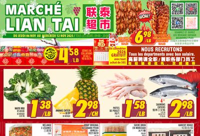 Marche Lian Tai Flyer November 6 to 12