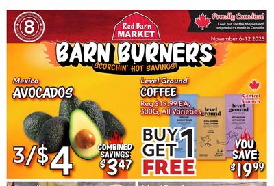 Red Barn Market Flyer November 6 to 12