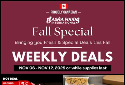 Basha Foods International Flyer November 6 to 12