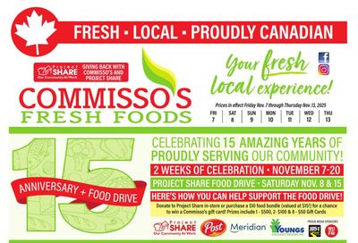 Commisso's Fresh Foods Flyer November 7 to 13