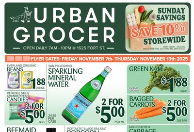 Urban Grocer Flyer November 7 to 13