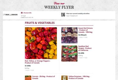 Mike Dean Local Grocer Flyer November 6 to 13