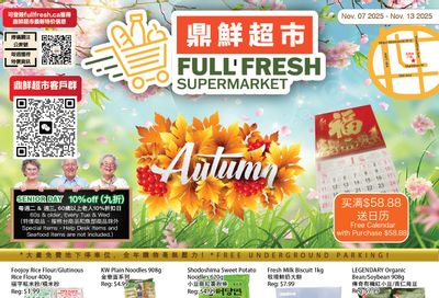 Full Fresh Supermarket Flyer November 7 to 13
