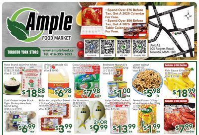 Ample Food Market (North York) Flyer November 7 to 13