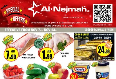 Alnejmah Fine Foods Inc. Flyer November 7 to 13