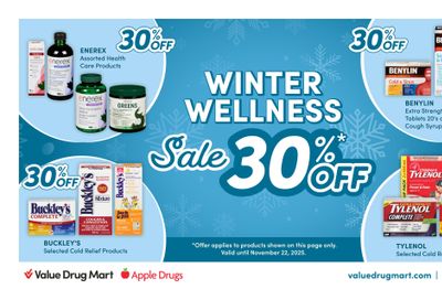 Apple Drugs Flyer November 9 to 22
