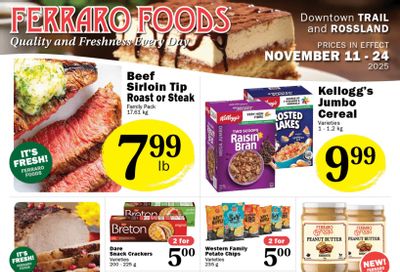 Ferraro Foods Bi-Weekly Flyer November 11 to 24