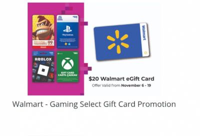 Walmart Canada Bonus eGift Card Offers