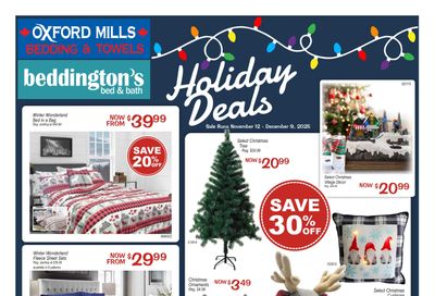 Beddington's Flyer November 12 to December 9