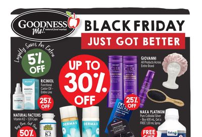 Goodness Me Flyer November 12 to 18