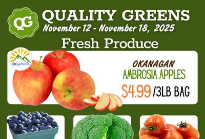 Quality Greens Flyer November 12 to 18