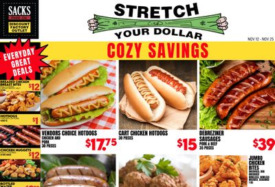 Sacks Food Co. Flyer November 12 to 25