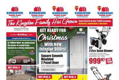 Timber Mart Flyer November 12 to 25
