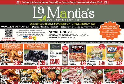 LaMantia's Flyer November 13 to 19