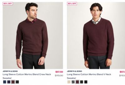 Tip Top Canada Early Access Black Friday Sale: 50% off All Sweaters For A Limited Time