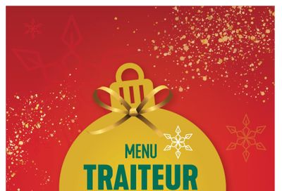 Adonis Holiday Catering Menu Flyer November 13 to January 7