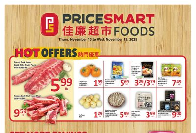 PriceSmart Foods Flyer November 13 to 19