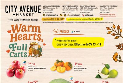 City Avenue Market Flyer November 13 to 26
