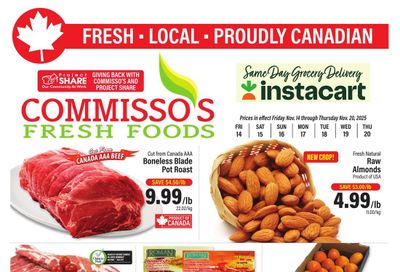 Commisso's Fresh Foods Flyer November 14 to 20