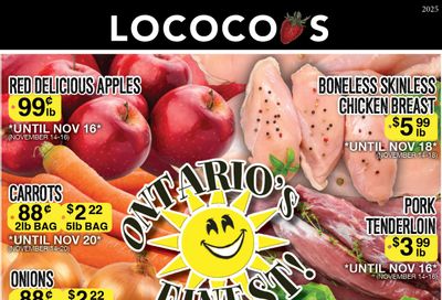 Lococo's Flyer November 14 to 18