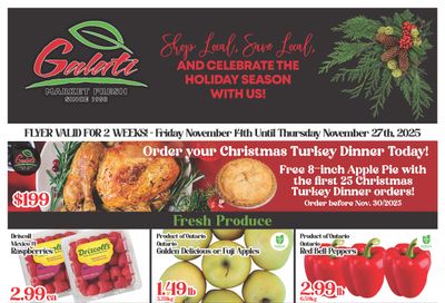 Galati Market Fresh Flyer November 14 to 27
