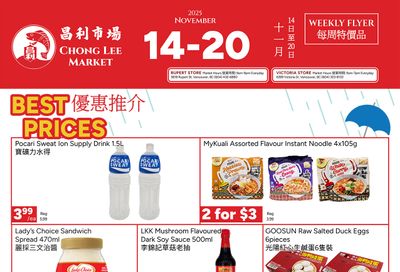 Chong Lee Market Flyer November 14 to 20