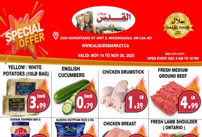 Al-Quds Supermarket Flyer November 14 to 20