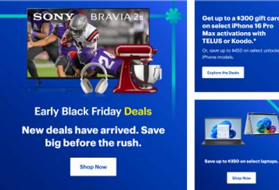 Best Buy Canada Early Black Friday Deals: Save $350 on Select Laptops + More