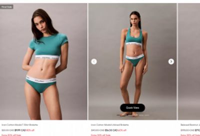 Calvin Klein Canada Black Friday Early Access: 50% off Sitewide + Daily Deals + Extra 30% off Sale Styles