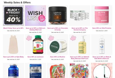 Well.ca Weekly Sales November 17 to 23